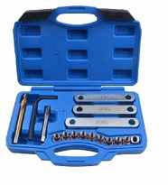 Набор для востановления резьбы в суппортах RF-916B1: группы VAG,OPEL,FORD M9х1,25 (16 пр.) в кейсе R